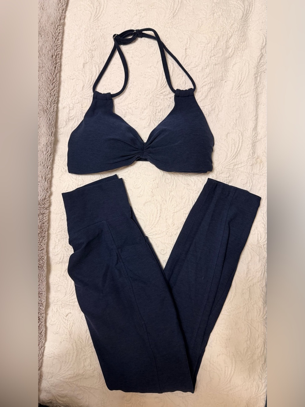 Leggings and Sports Bra Set (small leggings XS bra)